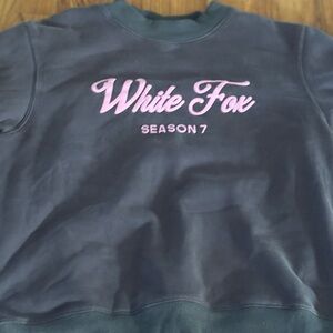 White fox crew neck